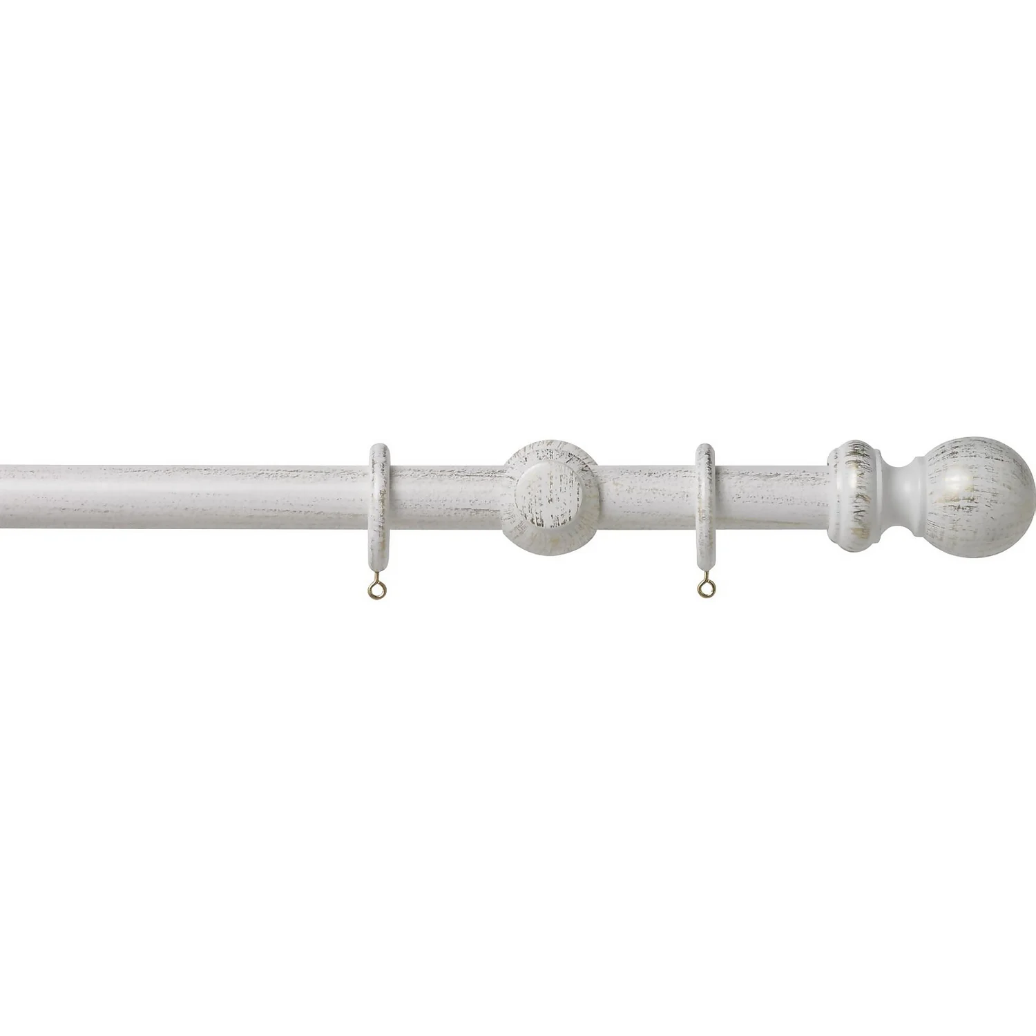 Harrison Drape 28mm Ball Finial 3m Curtain Pole Kit 3 Harrison Drape 28mm Ball Finial 3m Curtain Pole Kit