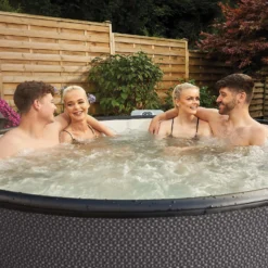 CleverSpa Cornwall 7 Person Drop Stitch Hot Tub With Wi-Fi-enabled CleverLink App & Halo LED Light -Home Style Shop 13176137 1244924483143414