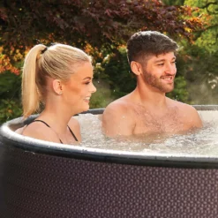 CleverSpa Cornwall 7 Person Drop Stitch Hot Tub With Wi-Fi-enabled CleverLink App & Halo LED Light -Home Style Shop 13176137 1774924483258305