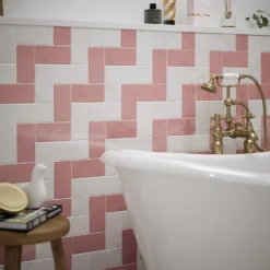 Country Living Artisan Antique White Ceramic Wall Tile 75 X 150mm - 0.5sqm Pack -Home Style Shop 13220552 1904909608355245