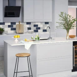 Country Living Artisan French Navy Ceramic Wall Tile 75 X 150mm - 0.5sqm Pack -Home Style Shop 13220556 1024909608086190