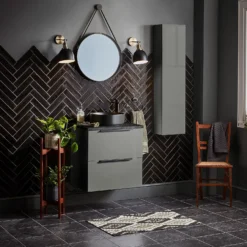 House Beautiful Aurelia Liquorice Ceramic Wall Tile 75 X 300mm - 0.5sqm Pack -Home Style Shop 13220563 9214909608085671