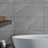 Sandwaves Gloss Light Grey Porcelain Wall & Floor Tile 300 X 600mm - 0.9sqm Pack -Home Style Shop 13220571 7424924666873632