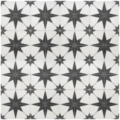 Country Living Starry Skies White Light Porcelain Floor & Wall Tile 1.42sqm Pack - 450x450mm -Home Style Shop 13220583 2094915124923530