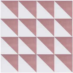 House Beautiful Cube Blush Porcelain Wall & Floor Tile 200 X 200mm - 0.52sqm Pack -Home Style Shop 13220593 1404915382670840