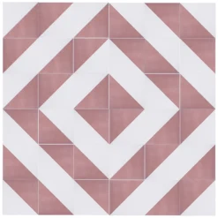 House Beautiful Cube Blush Porcelain Wall & Floor Tile 200 X 200mm - 0.52sqm Pack -Home Style Shop 13220593 1574915382801700