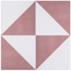 House Beautiful Cube Blush Porcelain Wall & Floor Tile 200 X 200mm - 0.52sqm Pack -Home Style Shop 13220593 1614915382833995