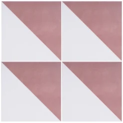 House Beautiful Cube Blush Porcelain Wall & Floor Tile 200 X 200mm - 0.52sqm Pack -Home Style Shop 13220593 1954915382607435