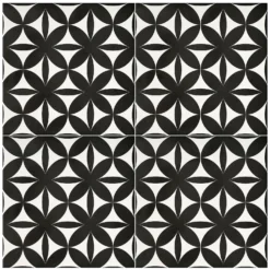 Fiore Eclipse Grey Porcelain Wall & Floor Tile 200 X 200mm - 0.52sqm Pack -Home Style Shop 13220598 1364916348899719