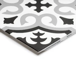 Fiore Classic Grey Porcelain Wall & Floor Tile 200 X 200mm - 0.52sqm Pack -Home Style Shop 13220599 1794916347973772