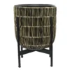 Kate Round Rattan Planter With Legs - Large -Home Style Shop 13222495 1264929320379495