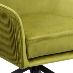 Pia Pleat Swivel Chair - Olive -Home Style Shop 13222763 1684940701734945