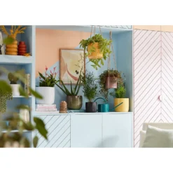 Yellow Solare Plant Pot - 24cm -Home Style Shop 13432910 1584948250141199