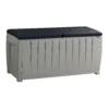 Keter Ace Outdoor Garden Storage Box 124 X 55 X 62.5 Cm - Grey And Black -Home Style Shop 13432924 1414947994466640