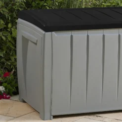 Keter Ace Outdoor Garden Storage Box 124 X 55 X 62.5 Cm - Grey And Black 18 Keter Ace Outdoor Garden Storage Box 124 X 55 X 62.5 Cm - Grey And Black -Home Style Shop 13432924 3844947994747044