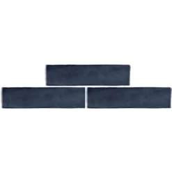 Country Living Artisan French Navy Ceramic Wall Tile 75 X 300mm - 0.5sqm Pack -Home Style Shop 13433210 2544916403897753