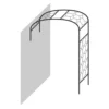 Agriframes Wall Arch - (H)2.1 X (W)1.2 X (D)0.45 M - Black -Home Style Shop 13526223 1284936305338427