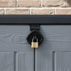 Keter Store It Out Ace Outdoor Garden Storage Shed 1200L - Grey / Graphite -Home Style Shop 13531577 2124925770796016