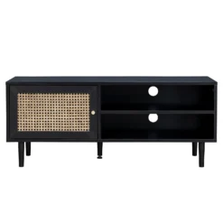 Kubu Rattan TV Stand - Black -Home Style Shop 13633729 2034974679756779