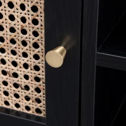 Kubu Rattan TV Stand - Black -Home Style Shop 13633729 3334974679872804