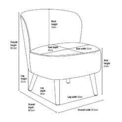 Amy Occasional Chair - Mustard -Home Style Shop 13644151 2165009660498850