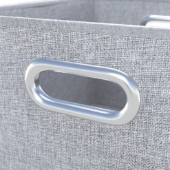 Clever Cube Fabric Insert - Set Of 2 - Woven Silver -Home Style Shop 13911399 1174981913270010