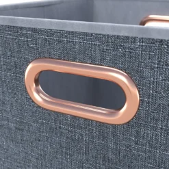 Clever Cube Fabric Insert - Set Of 2 - Woven Marine -Home Style Shop 13911400 2134981912957077