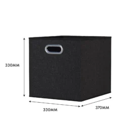 Clever Cube Fabric Insert - Set Of 2 - Woven Pepper -Home Style Shop 13911401 1444981913042289