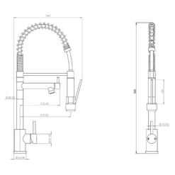 Rona Pull And Spray Tap - Brushed Steel -Home Style Shop 13928923 1934998571304271