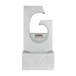 Stylish Fountain Ango Falls Garden Water Feature With LEDs -Home Style Shop 13947169 8335005844564823