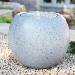 Stylish Fountain Nara Ripple Garden Water Feature With LEDs -Home Style Shop 13947171 7665005844791440