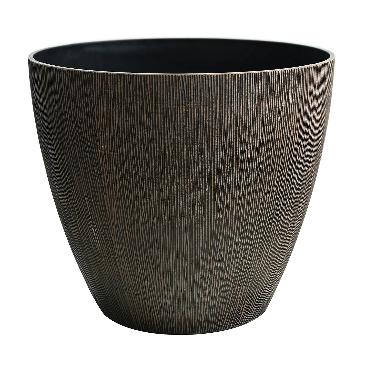 Brown Bark Planter - 33cm 3 Brown Bark Planter - 33cm