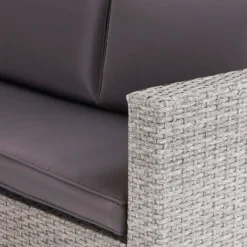 Alexandria Rattan Effect Garden Corner Sofa Set - Ash Grey 15 Alexandria Rattan Effect Garden Corner Sofa Set - Ash Grey -Home Style Shop 13971225 1225022704599182