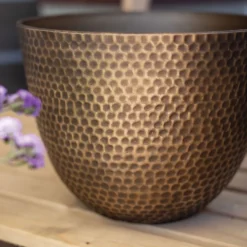 Suva Hammered Pot Bronze - 38cm -Home Style Shop 13973655 2125011805824515