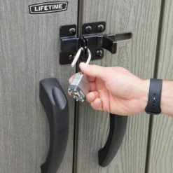 LIFETIME 1500L Vertical Storage Shed - Rough-Cut Brown -Home Style Shop 13997404 4774999835592939