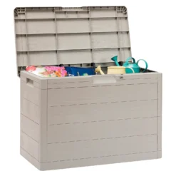 Toomax Garden Storage Box 160L - Warm Grey -Home Style Shop 13997480 1115004537171423