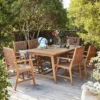 Miri 6 Seater Wooden Garden Dining Set -Home Style Shop 14183988 5445022106456815