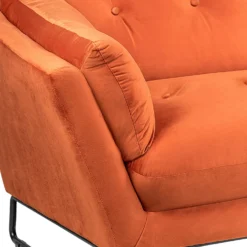 The Snuggler Button Chair - Burnt Orange -Home Style Shop 14202653 1355045747772726