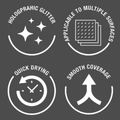 Rust-Oleum Holographic Glitter Spray Paint - 150ml -Home Style Shop 14606449 1795053485454410