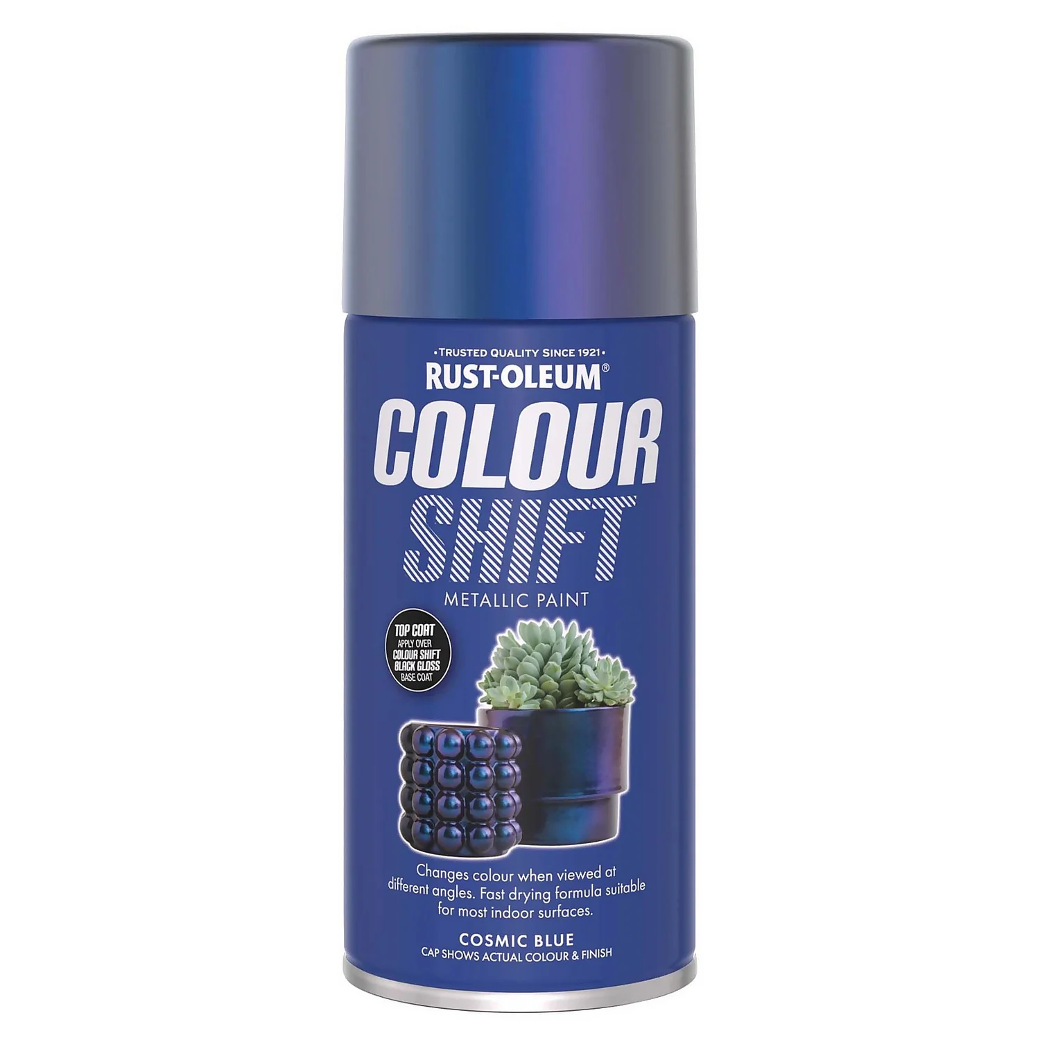 Rust-Oleum Colour Shift Spray Paint Cosmic Blue - 150ml 6 Rust-Oleum Colour Shift Spray Paint Cosmic Blue - 150ml - Image 4