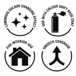 Rust-Oleum Colour Shift Spray Paint Cosmic Blue - 150ml 12 Rust-Oleum Colour Shift Spray Paint Cosmic Blue - 150ml -Home Style Shop 14606462 1975053511329635